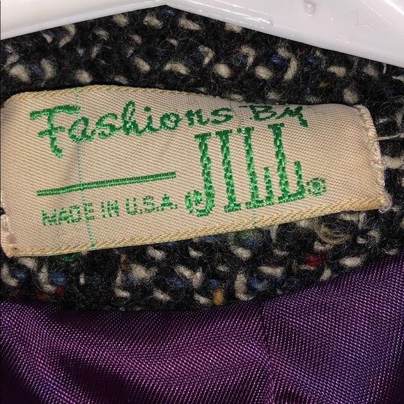 Vintage Fashions By Jill Wool Tweed Coat - Picture 2 of 10